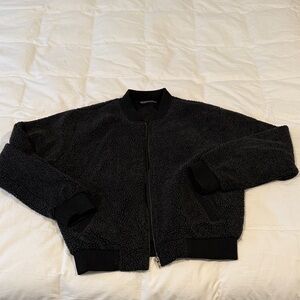 Brandy Melville Black Bomber Jacket